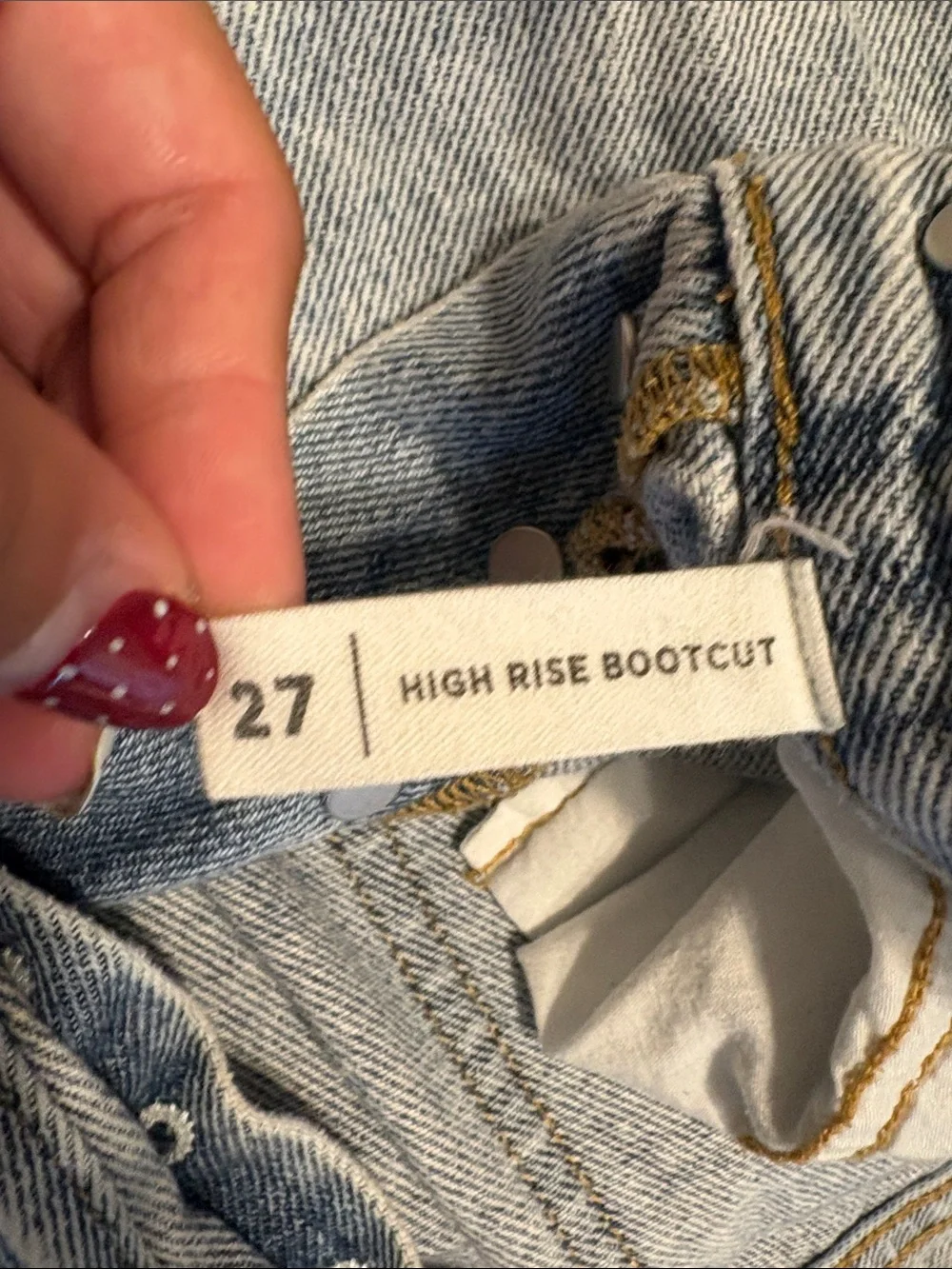 PacSun Light Blue Bootcut High-Rise Jeans